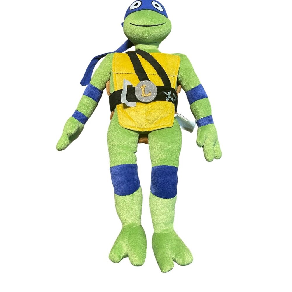 Teenage Mutant Ninja Turtles Mutant Mayhem Plush Leonardo 24" Jay Franco